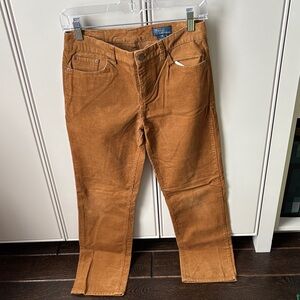 Polo Ralph Lauren Boys Brown Corduroy Pants size 14